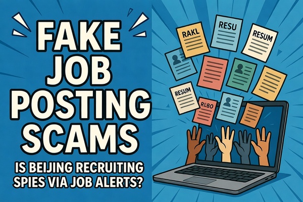 Fake Job Scam China Recruiting Spies